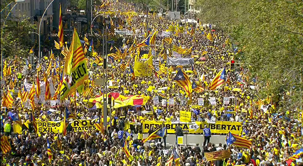 Catalan protesters
